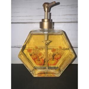ASQUITH & SOMERSET 🍯 HONEY Pumpkin INFUSED HAND SOAP IN GLASS 16.90Oz Rare New